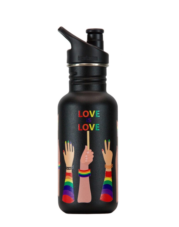 Trinkflasche Sport Cap 532ml Love is Love